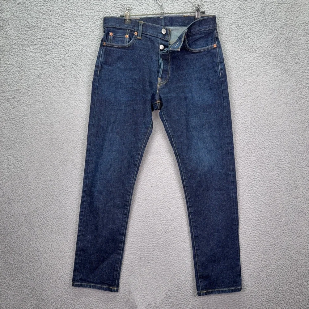 Buck Mason Jans Mens 30x29 Blue Maverick Slim 14 oz Double Dipped Indigo Denim